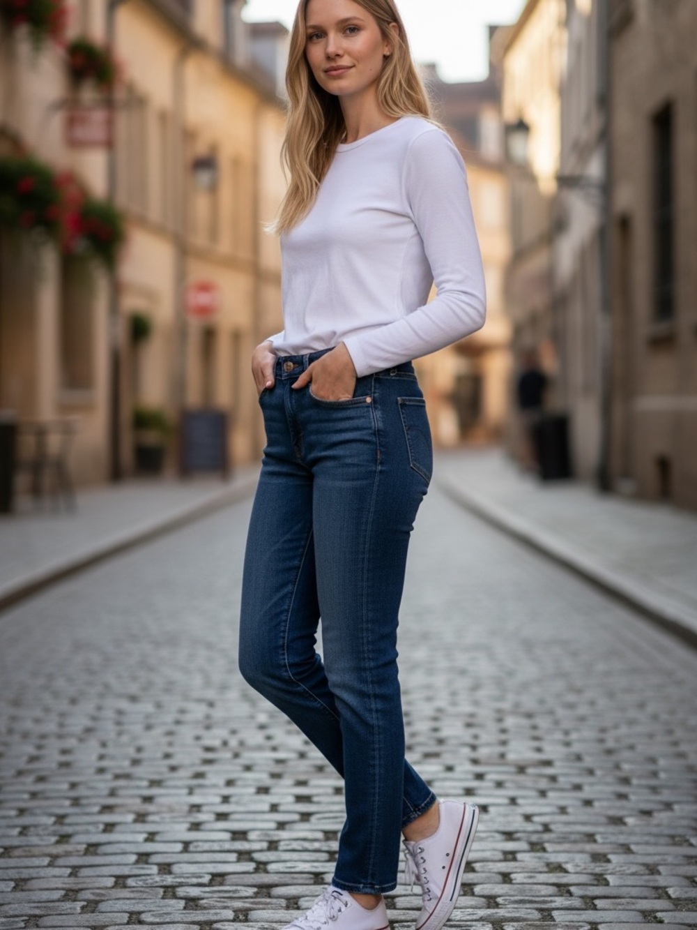 AG Mari Slim High-Rise Women’s Jeans - Dark Blue